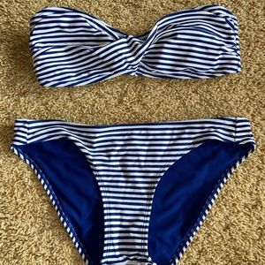 Arizona Striped Bandeau Bikini